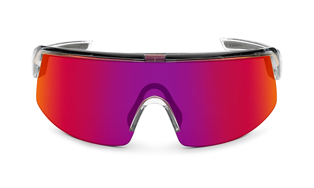 BOMBER BOMB RIPPA Safety - Revo Red Mirror Crystal